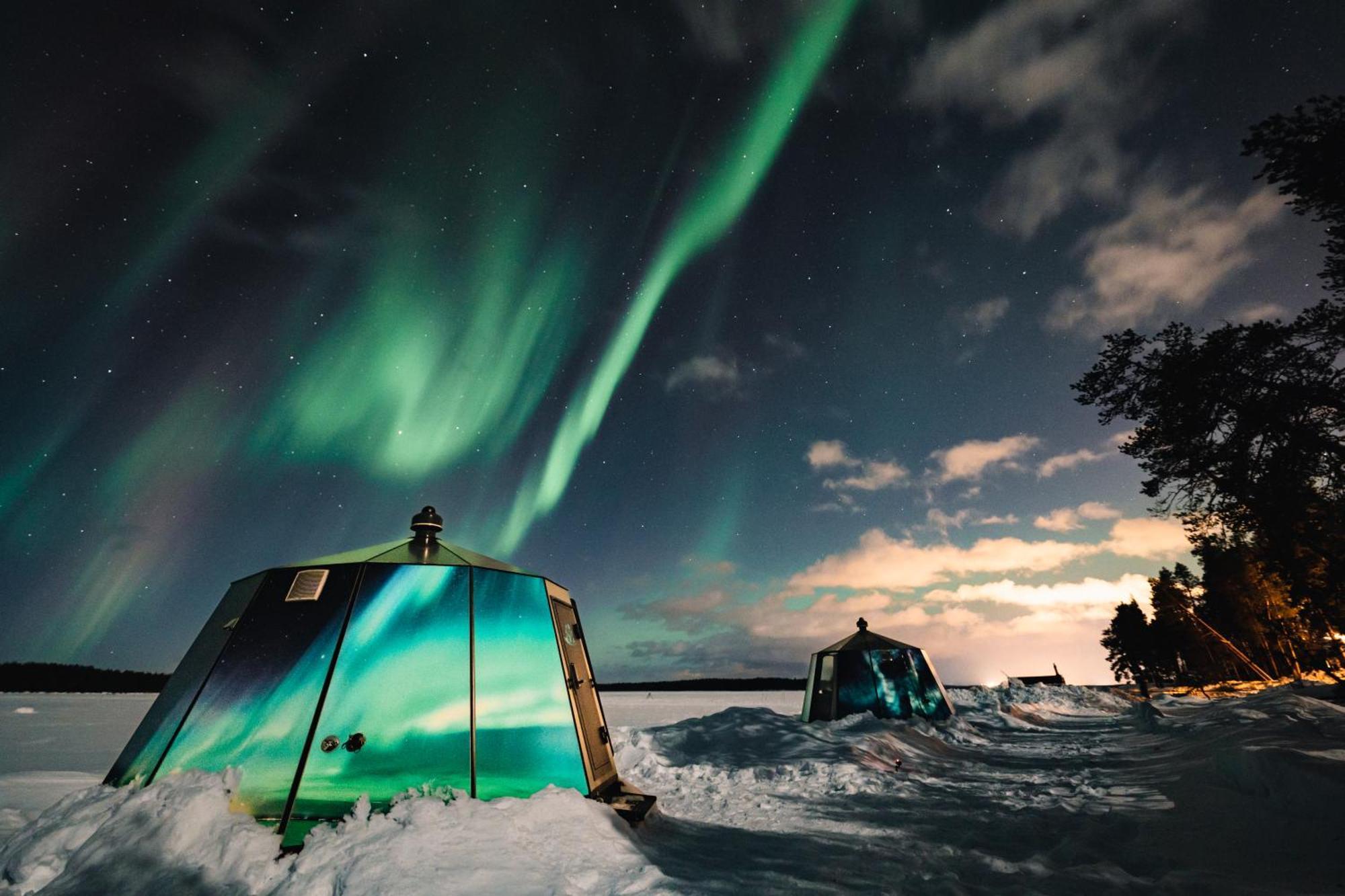 ホテル Aurora Nest - Eco Glass Igloo ロヴァニエミ エクステリア 写真